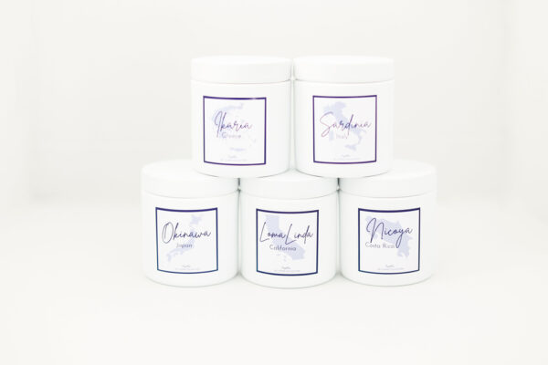 ÂgeBlu Blue Zone Collection 9oz Candles